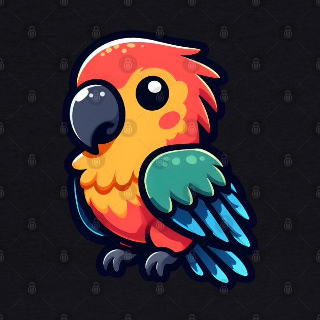 parrot lover - chibi parrot lover by vaporgraphic